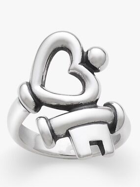 James Avery key to my heart ring